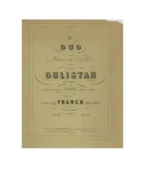 1er Duo pour piano et violon concertans