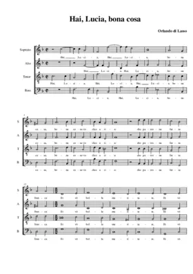 Hai, Lucia, bona cosa