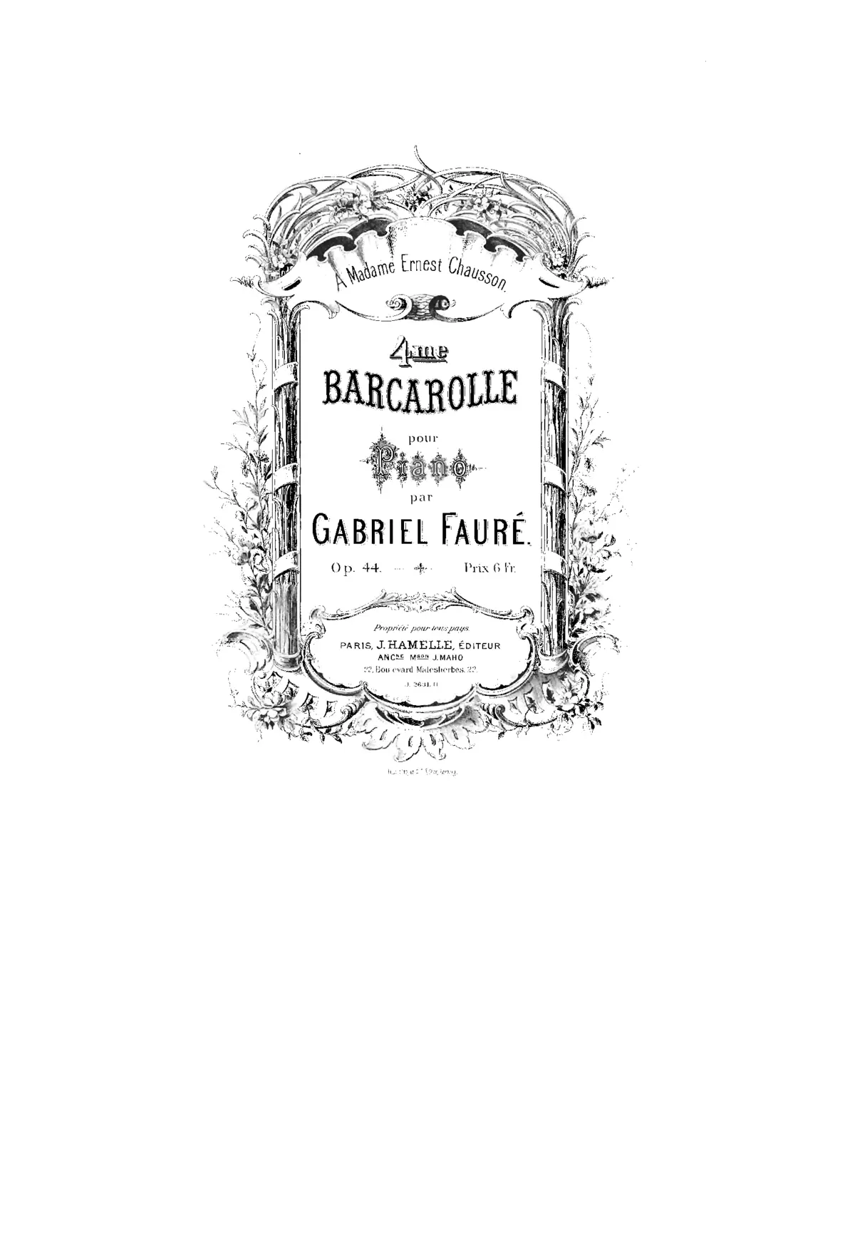 Barcarolle No.4 - Page 1