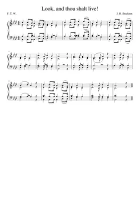 Down at the cross where my Savior died (Stockton)