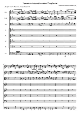 Lamentationes Jeremiae Prophetae