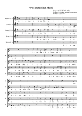 Ave sanctissima Maria