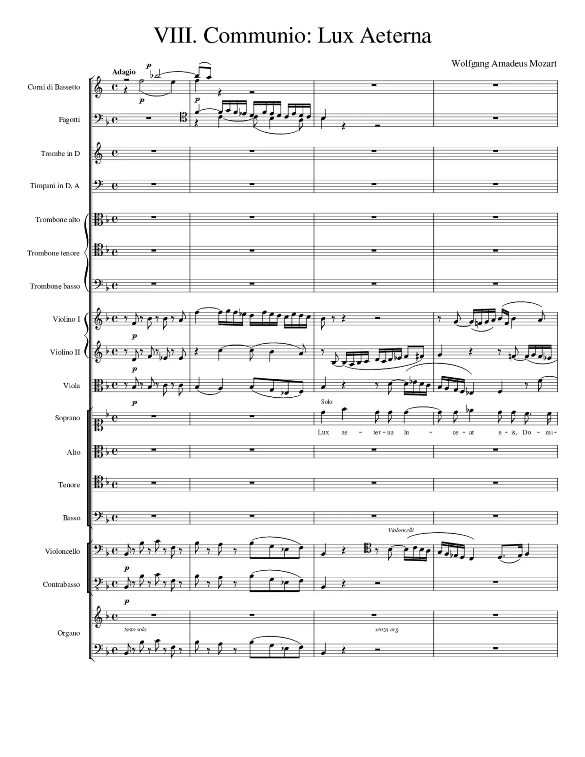 Requiem in D minor K.626 - Page 1