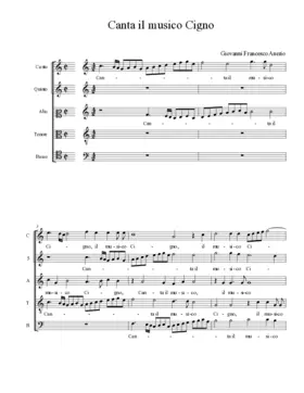 Canta il musico Cigno