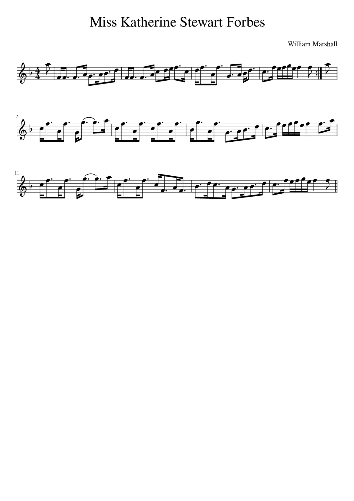 Miss Katherine Stewart Forbes - Page 1