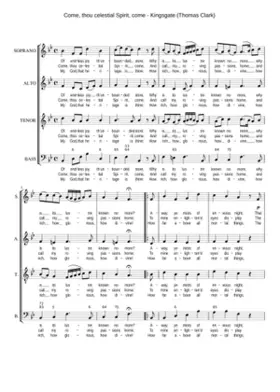 Come thou celestial Spirit come