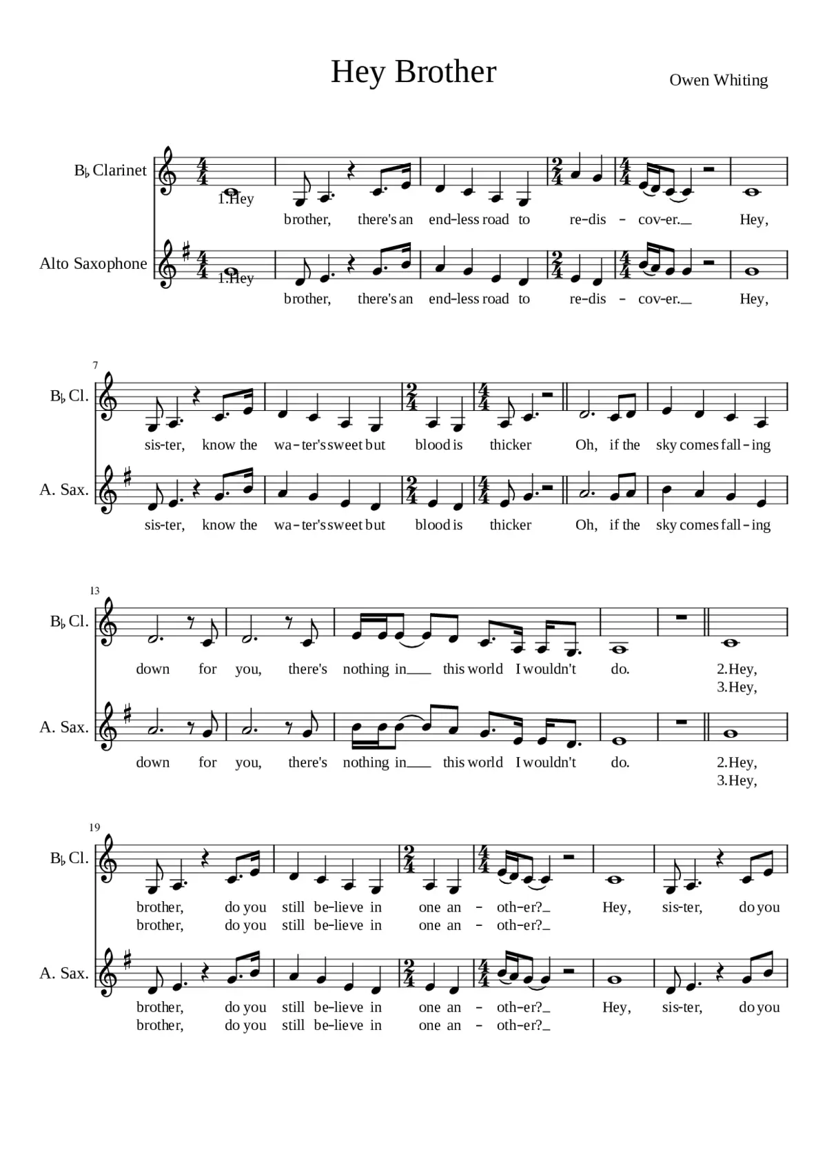 hey brother - Page 1