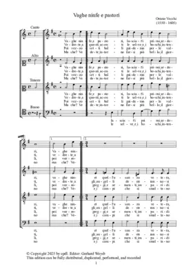 Vaghe Ninfe e Pastori