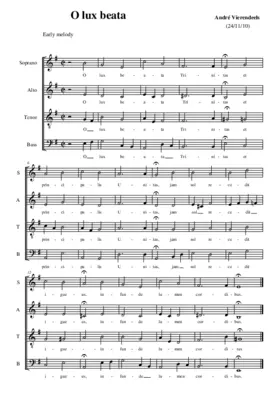 O lux beata trinitas I