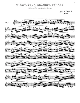 25 Grandes Études de Hugot, Op.13