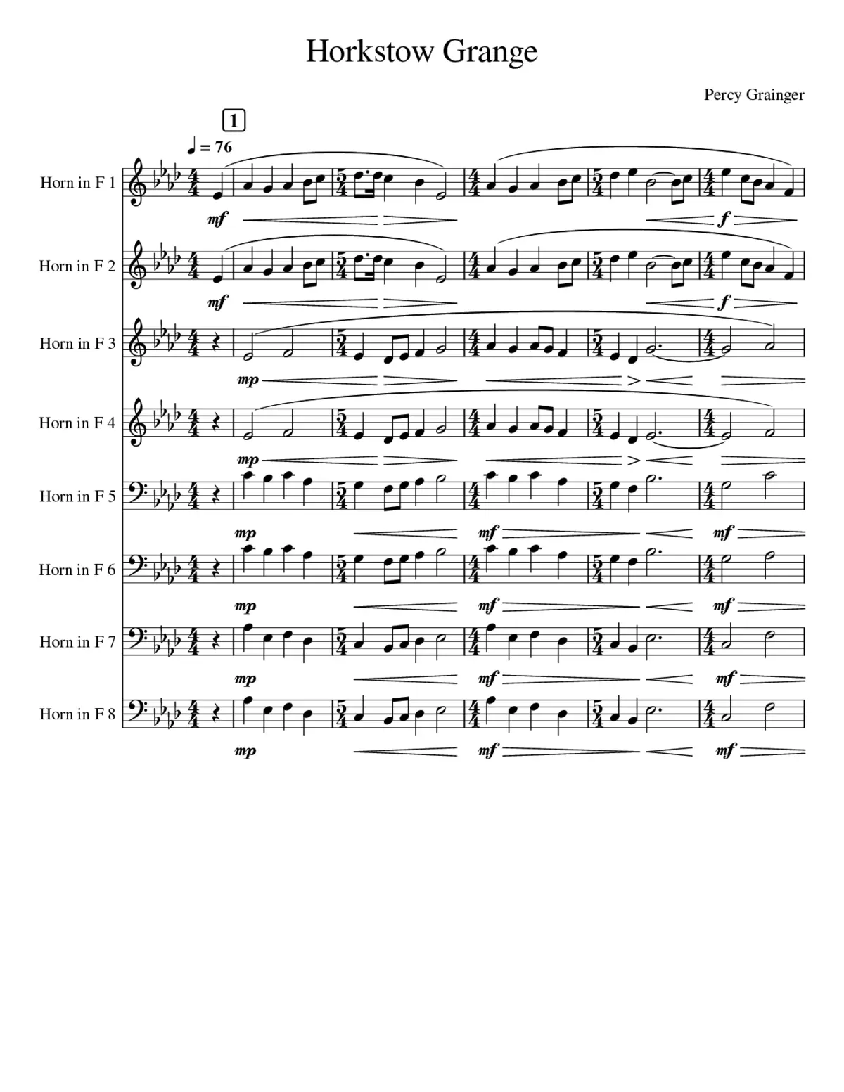 Harkstow grange - Page 1