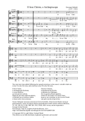 O Iesu Christe, o Archiepiscope