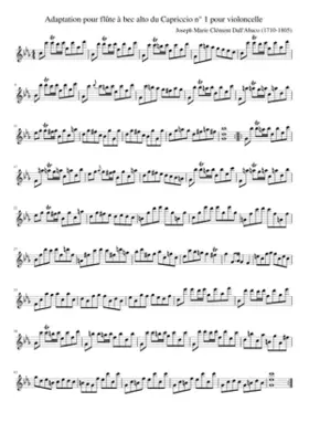 Capriccio n 1 pour violoncelle