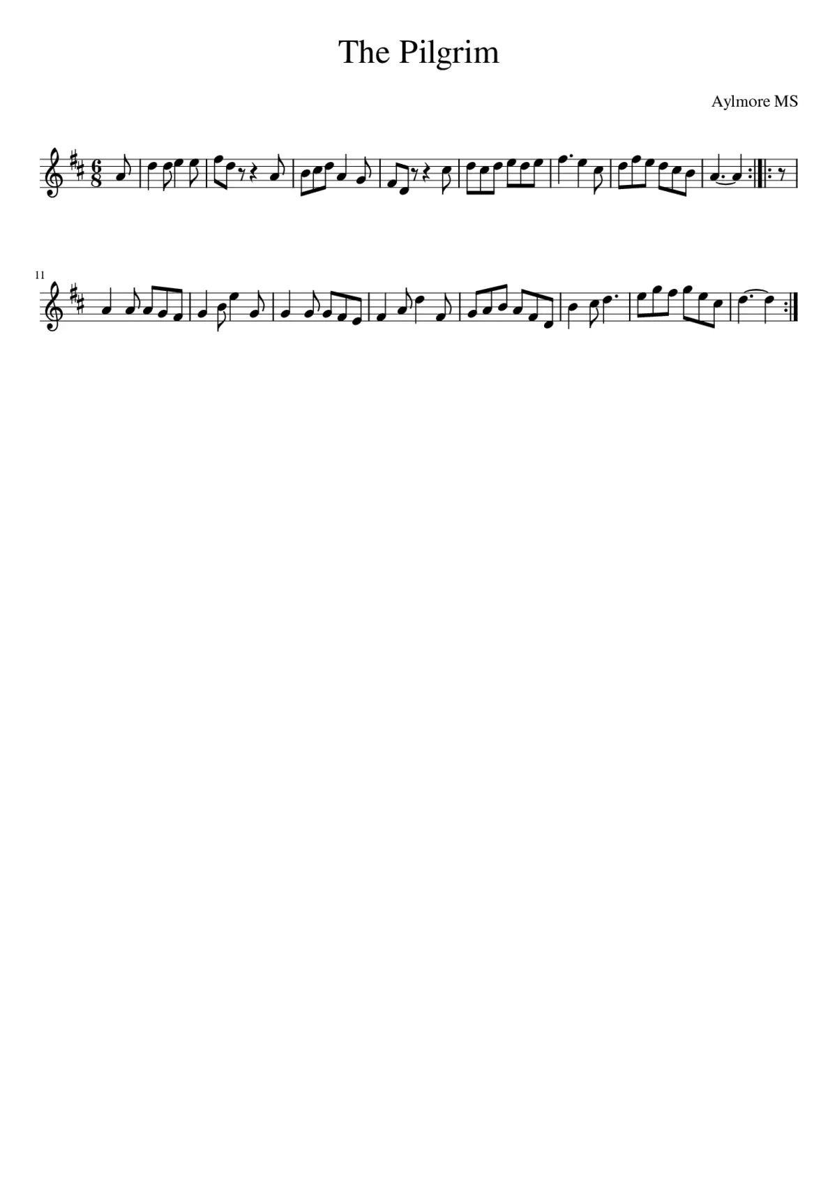 The Pilgrim - Page 1