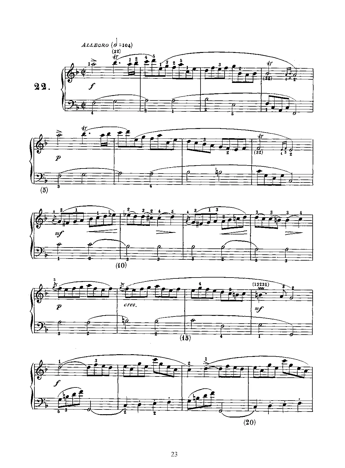 Keyboard Sonata in F major - Page 1
