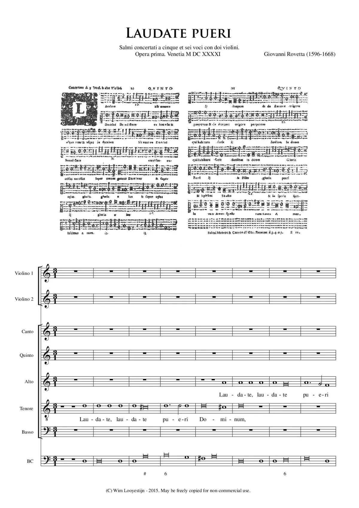 Laudate pueri - Page 1