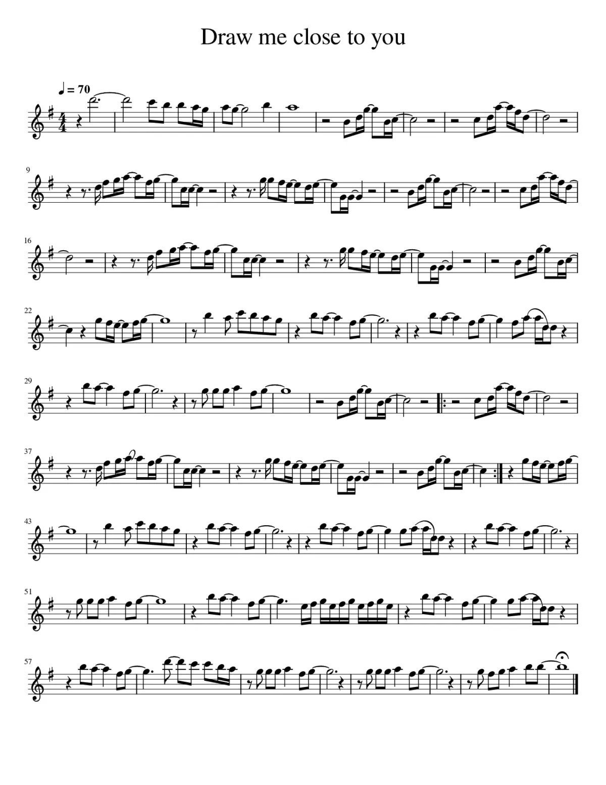 draw me close - Page 1