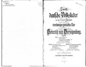 12 Deutsche Volkslieder