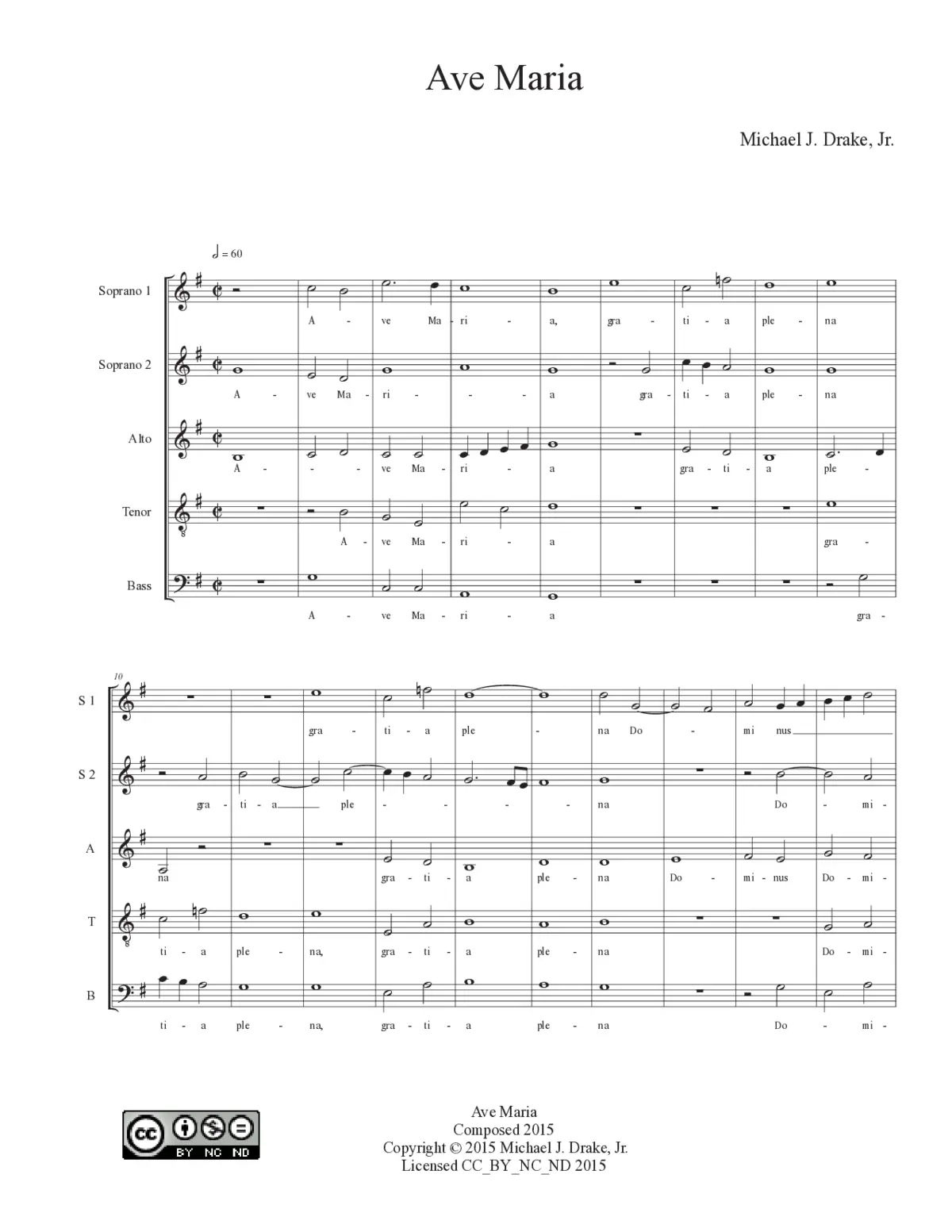Ave Maria - Page 1