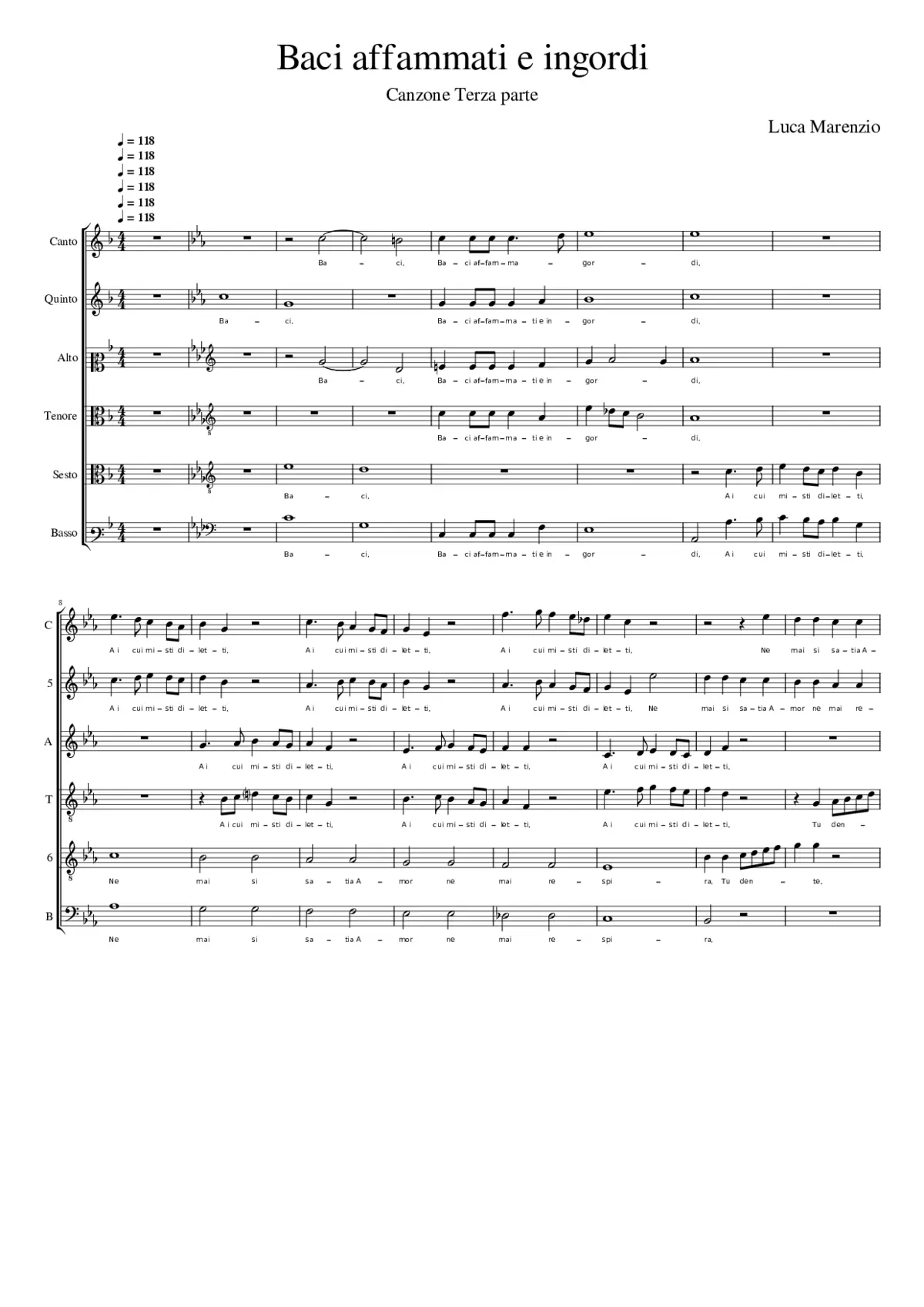 Baci affammati e ingordi - Page 1