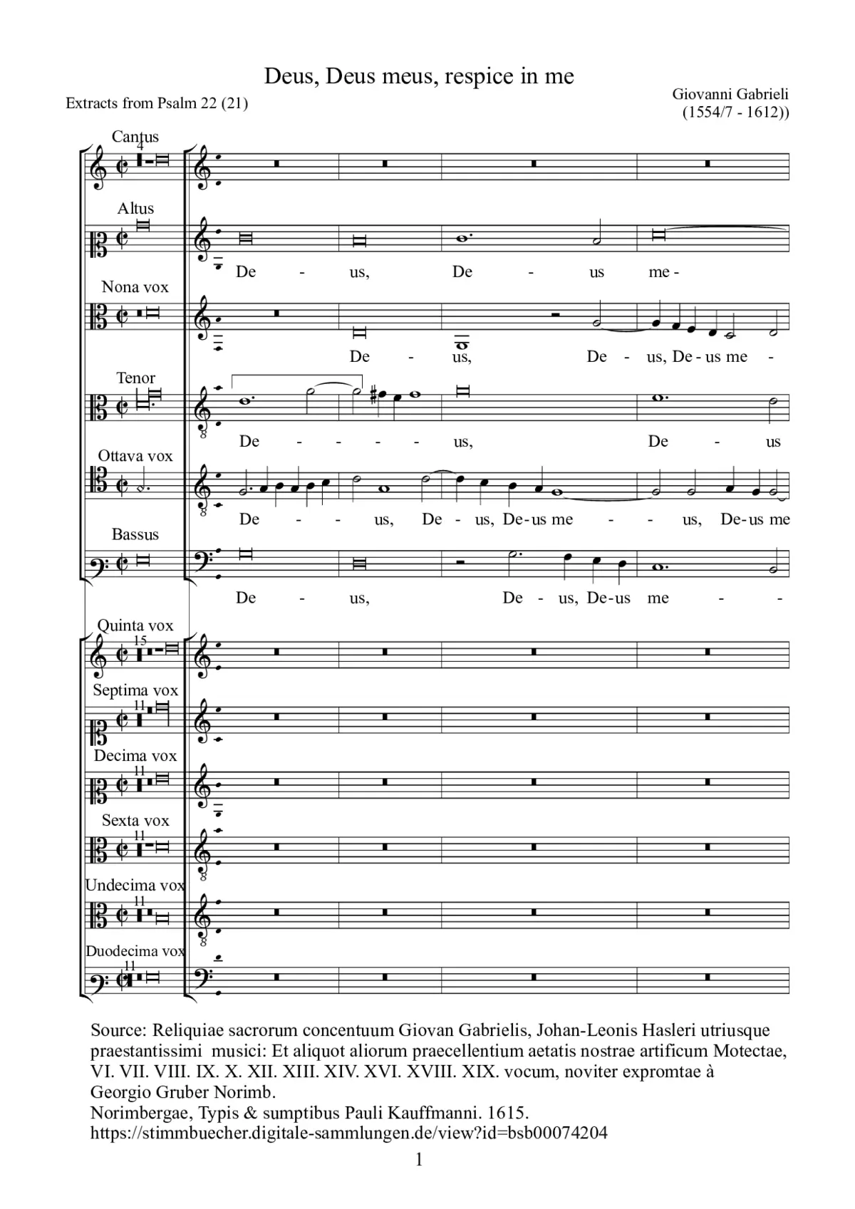 Deus, Deus meus, respice in me - Page 1