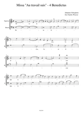 Benedictus 4 Missa Au travail suis