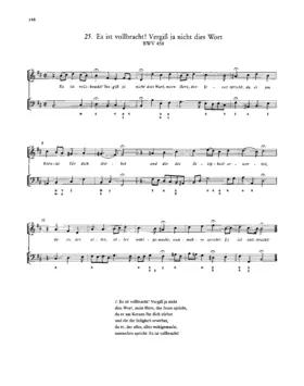 Es ist vollbracht! Vergiß ja nicht dies Wort