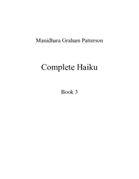 Haiku, Book 3