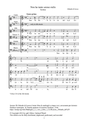 Non ha tante serene stelle