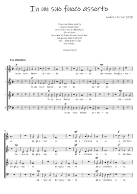 In un suo fuoco assorto