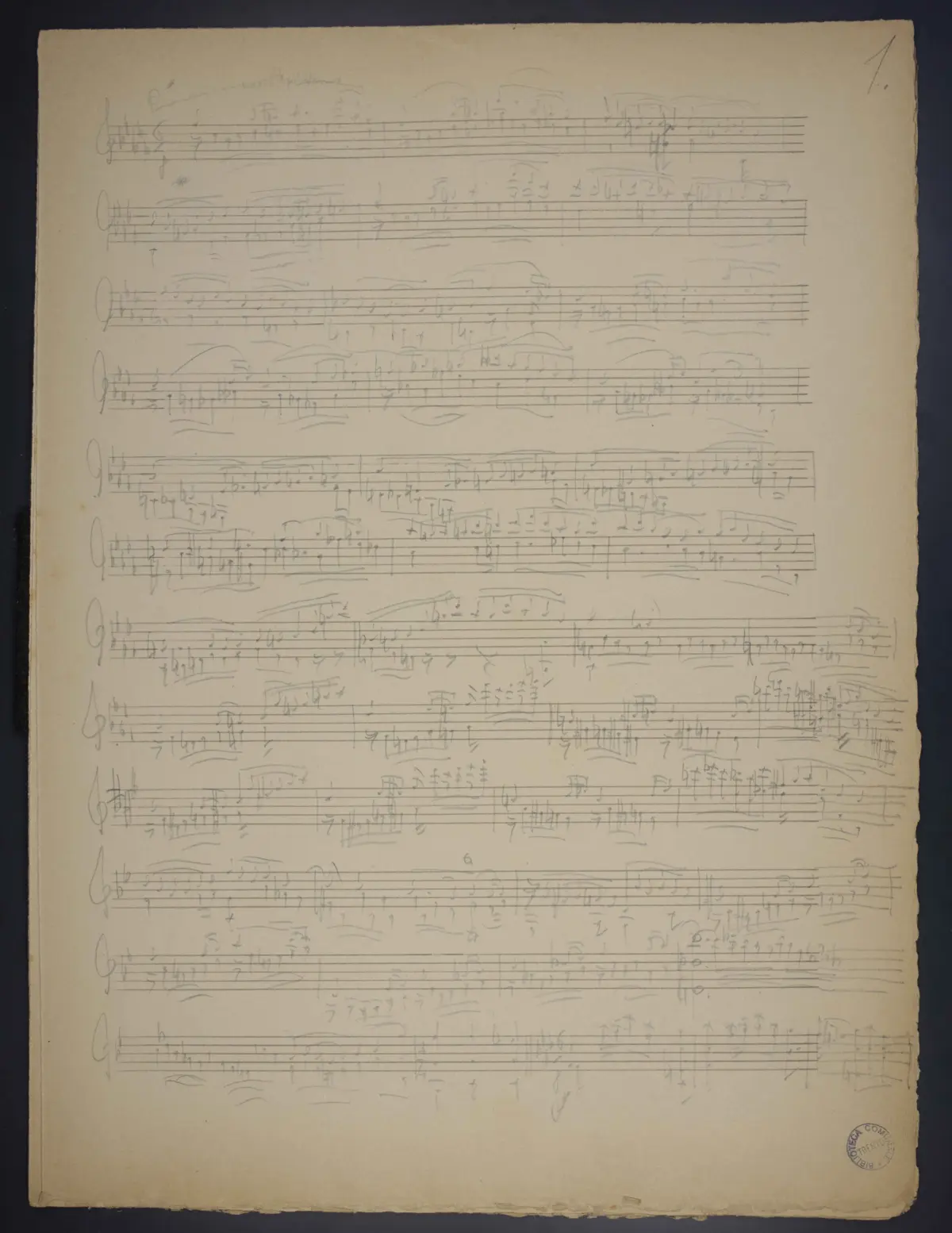 2 Studies for Violin Solo - Page 1