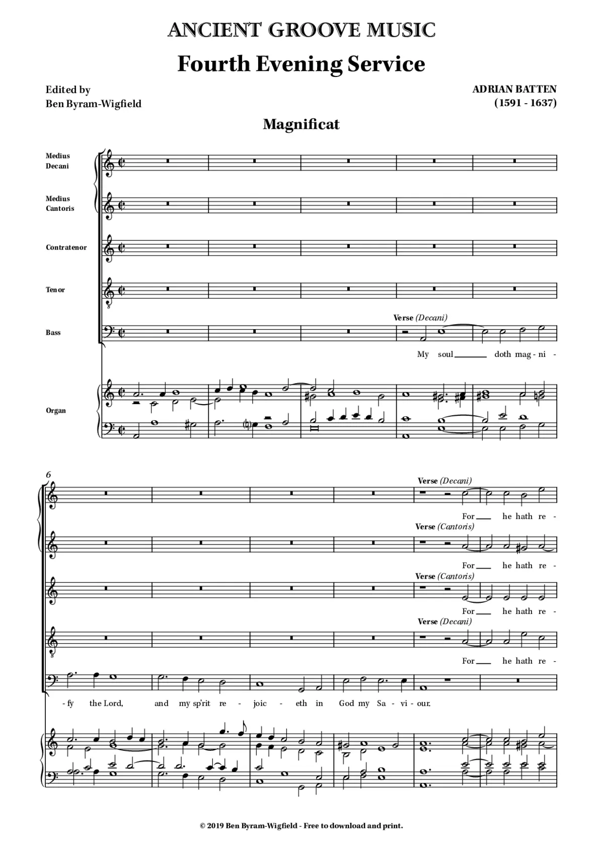 Fourth Service - Page 1