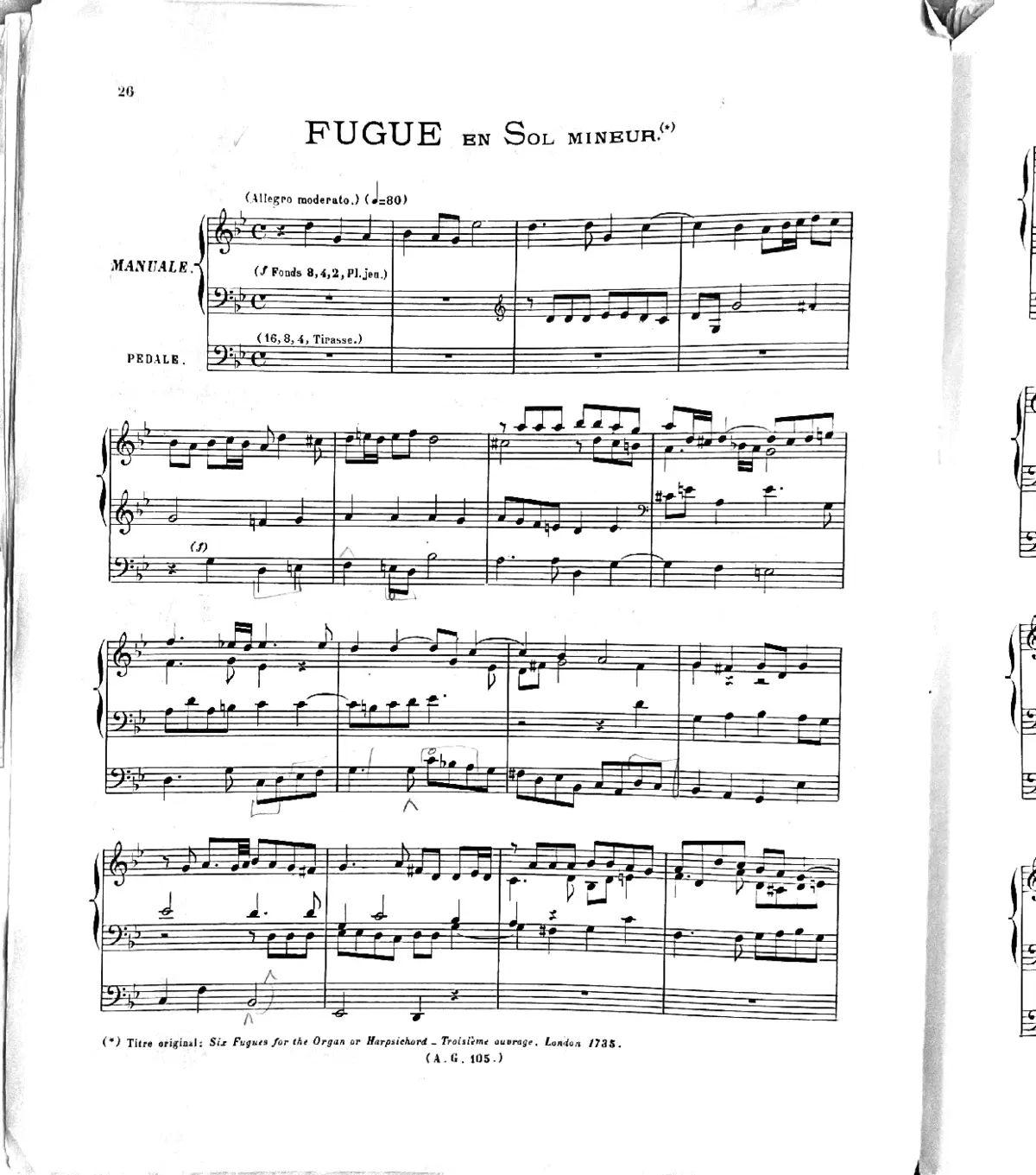 Fugue in G minor - Page 1