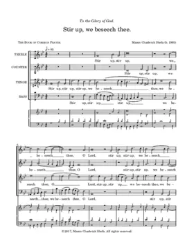 Stir up, we beseech thee