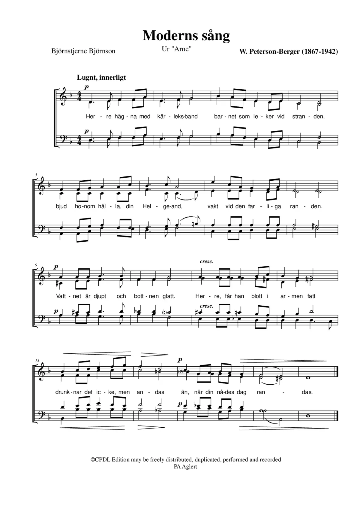 Moderns sång - Page 1