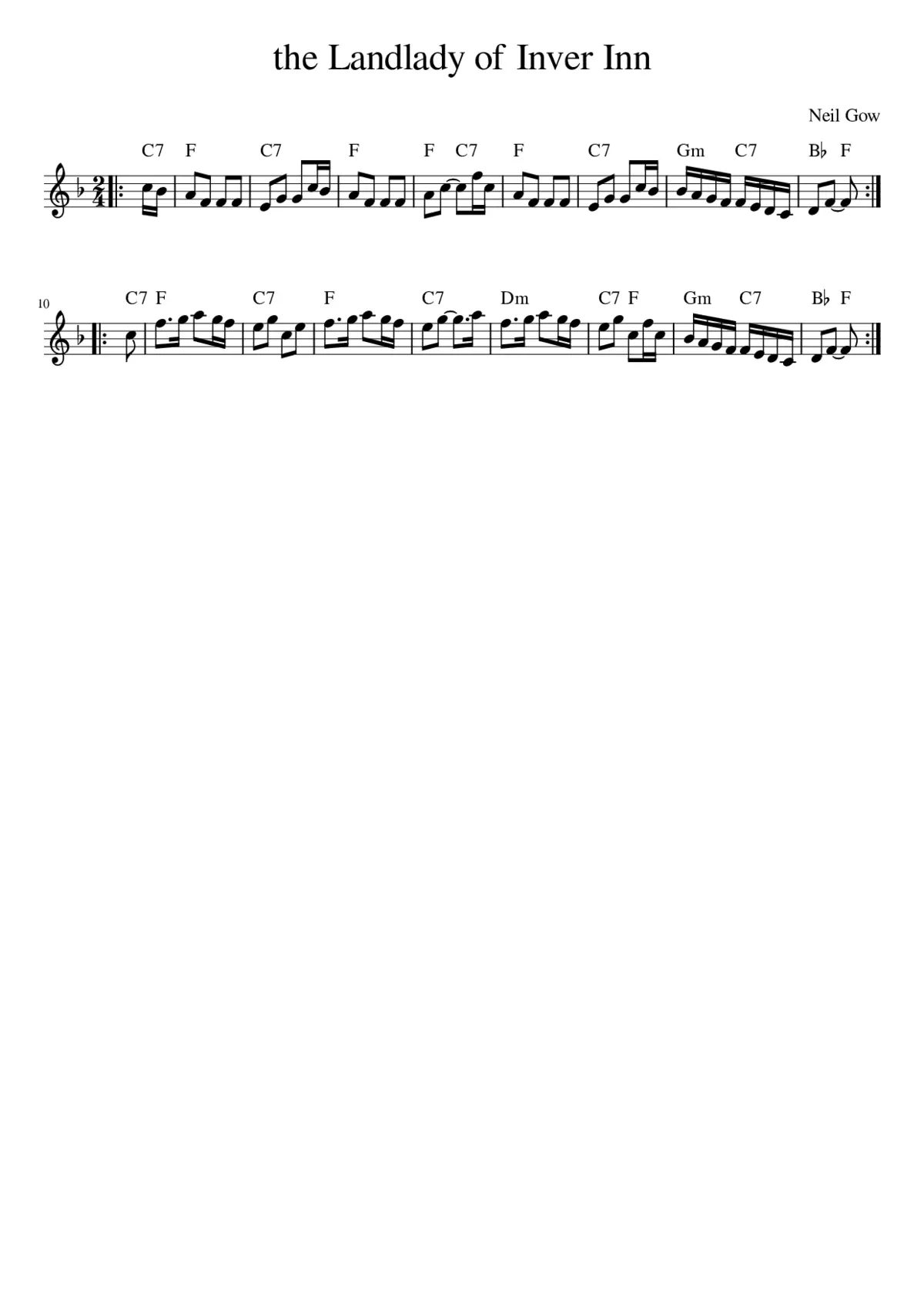 the Landlady of Inver Inn - Page 1