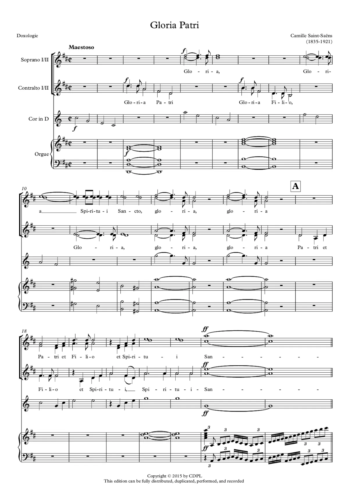 Gloria Patri - Page 1