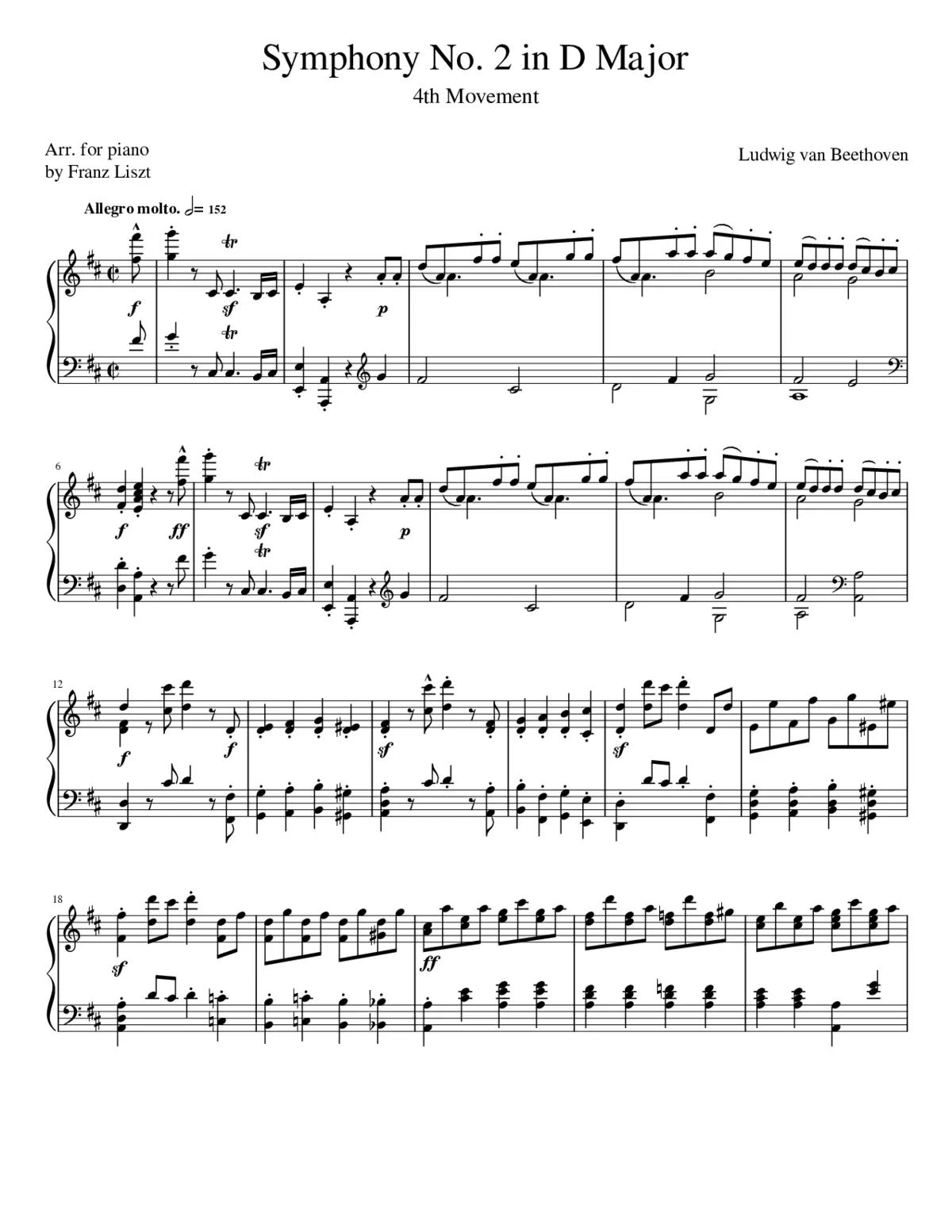 Symphony No.2 Op.36 - Page 1