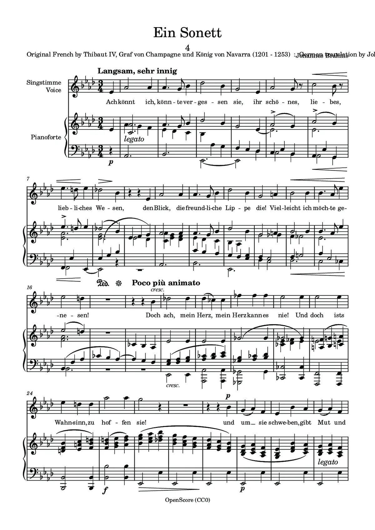 Ein Sonett - Page 1