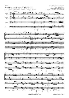 Ach Herr strafe mich nicht