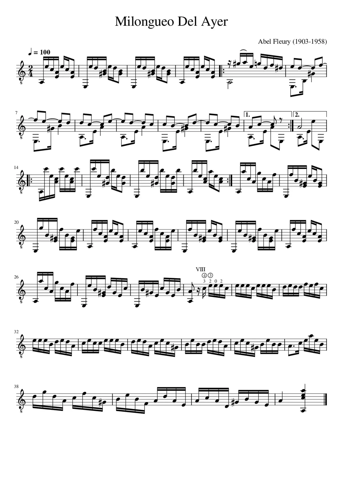 milongueo del ayer - Page 1