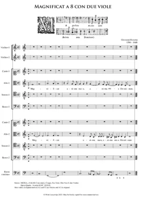 Magnificat concertata a 8