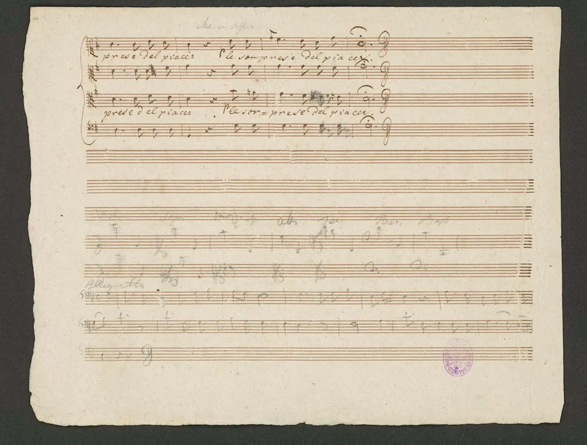 Aria in D major - Page 1