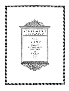 20 Progressive Exercises for Violin