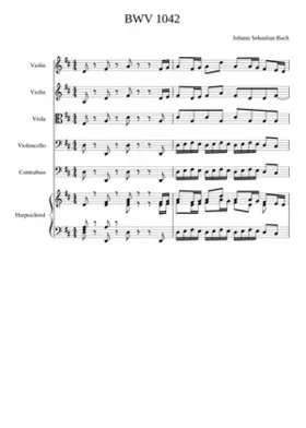 Harpsichord Concerto No.3 in D major BWV 1054