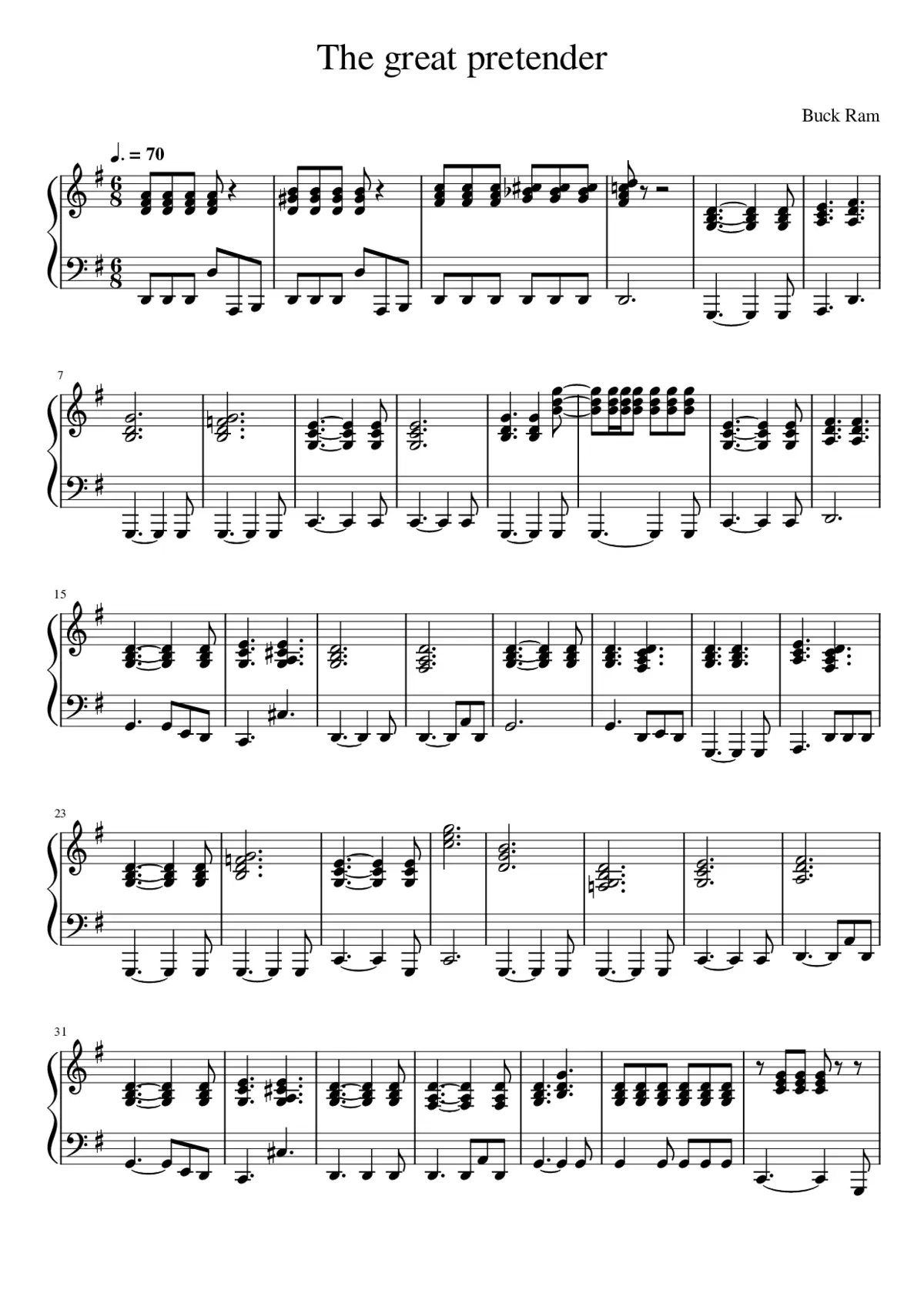 the great pretender - Page 1