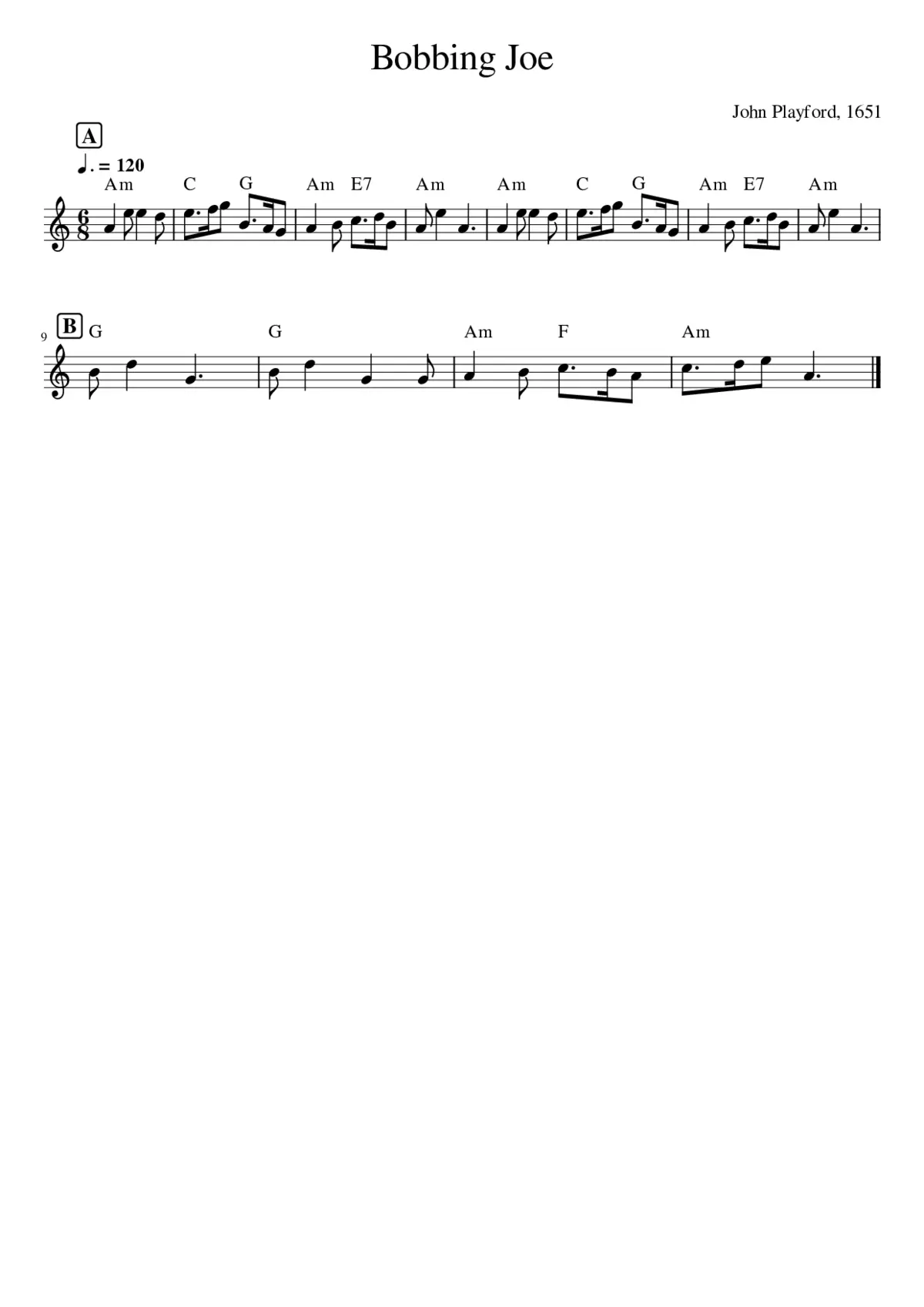 Bobbing Joe - Page 1