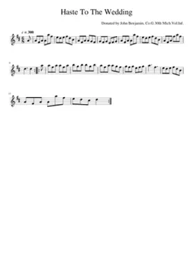 Haste to the Wedding