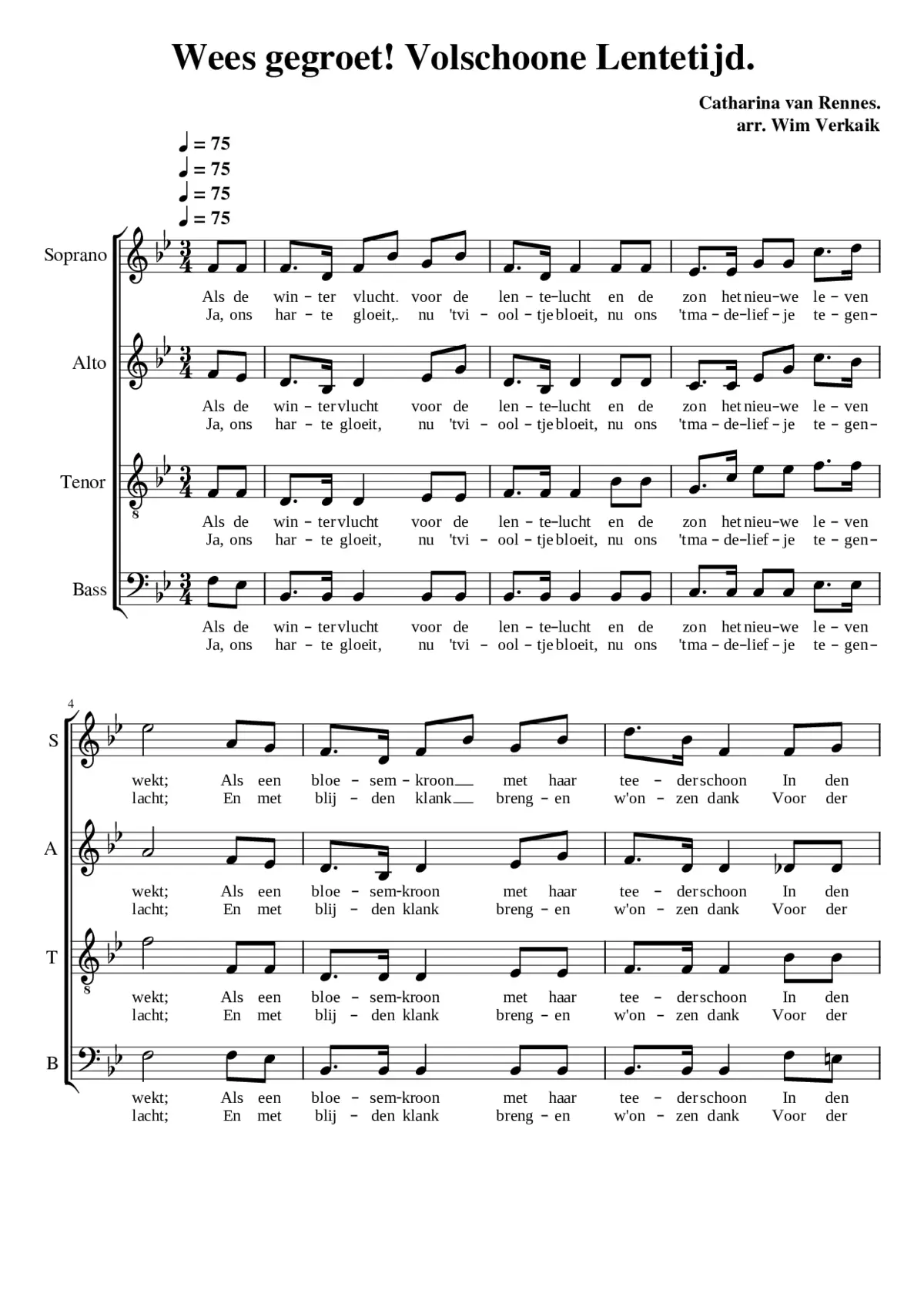 Wees gegroet!Volschoone lentetijd - Page 1