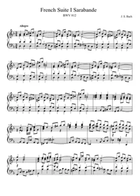 French Suite No.1 in D minor BWV 812